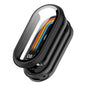 Pour Xiaomi Smart Band 9 / 9 NFC ENKAY Hat-Prince Étui de protection pour montre avec cadre en PC et film trempé (noir)