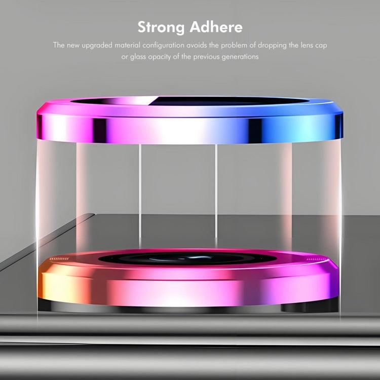 For Xiaomi 14T ENKAY 9H Rear Lens Aluminium Alloy Tempered Glass Film(Colorful)