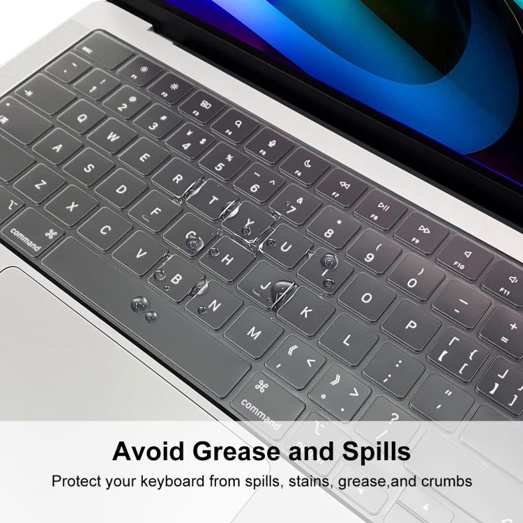 Pour MacBook Pro 14.2 / 16.2 / Air 13.6 / 15.3 Film de protection de clavier souple en TPU Version US ENKAY
