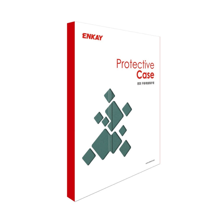 For Honor Pad X8a 11 ENKAY Tri-fold Custer Texture Leather Stand Tablet Case(Dark Blue)