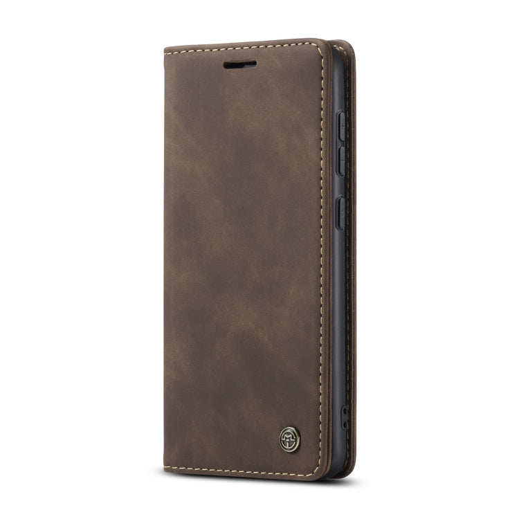 Pour Coque Samsung Galaxy S24 FE 5G CaseMe 013 Multifonctionnelle Horizontal Flip Cuir Housse de Téléphone (Café)