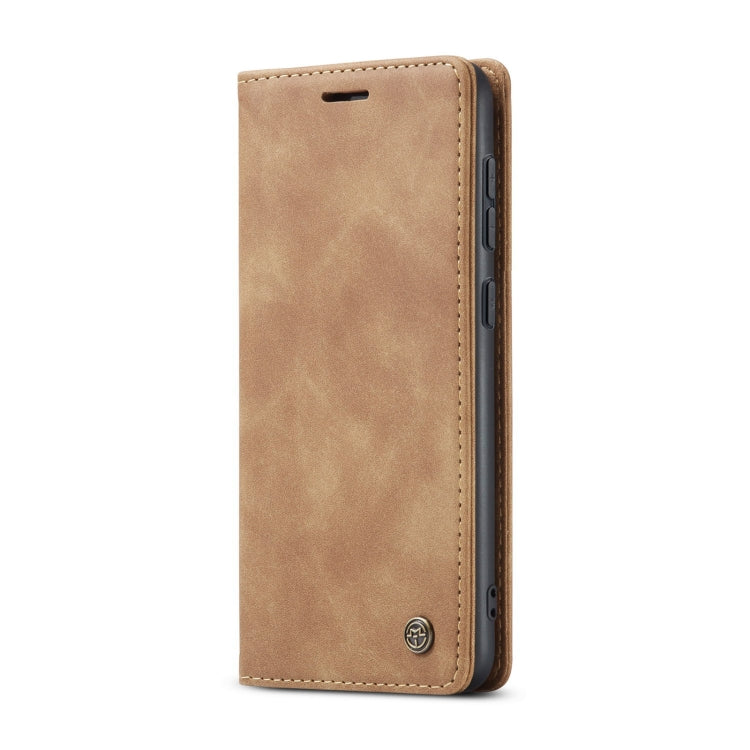 For Samsung Galaxy S24 FE 5G CaseMe 013 Multifunctional Horizontal Flip Leather Phone Case(Brown)