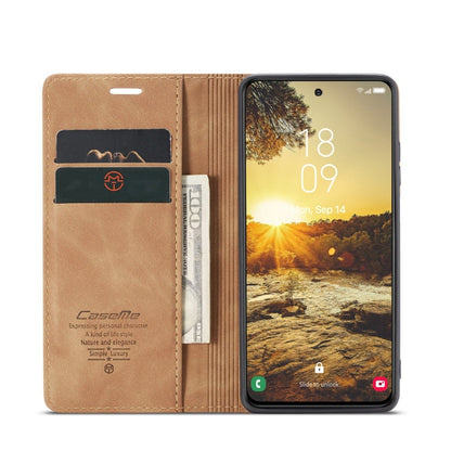 For Samsung Galaxy S24 FE 5G CaseMe 013 Multifunctional Horizontal Flip Leather Phone Case(Brown)