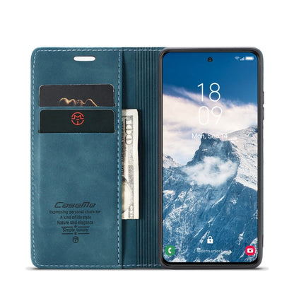 For Samsung Galaxy S24 FE 5G CaseMe 013 Multifunctional Horizontal Flip Leather Phone Case(Blue)