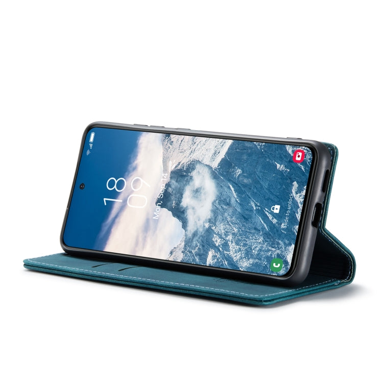 For Samsung Galaxy S24 FE 5G CaseMe 013 Multifunctional Horizontal Flip Leather Phone Case(Blue)