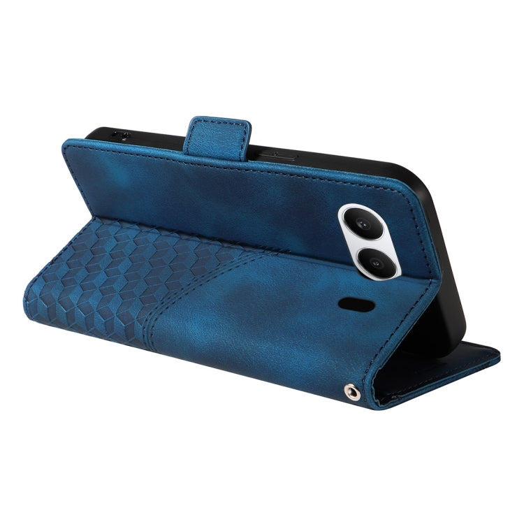 For OnePlus Nord CE4 ENKAY Embossed Rhombus Starry Leather Phone Case with Screen Film(Green)