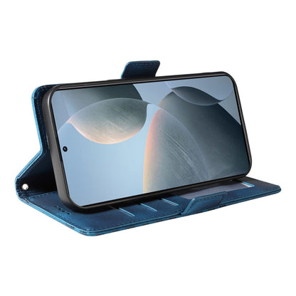 Pour Xiaomi 14T Coque de téléphone en cuir gaufré Rhombus Starry ENKAY avec film de protection d'écran (marron)