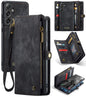 For Samsung Galaxy S24 FE 5G CaseMe 008 Detachable Multifunctional Leather Phone Case(Black)