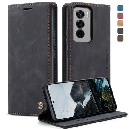 For OPPO Reno12 5G Global CaseMe 013 Multifunctional Horizontal Flip Leather Phone Case(Black)