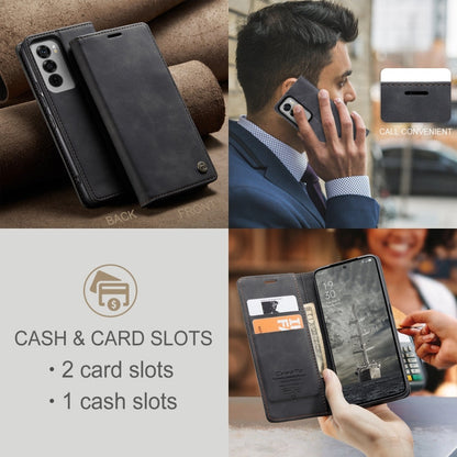 Pour OPPO Reno12 Pro 5G Étui de téléphone en cuir à rabat horizontal multifonctionnel CaseMe 013 Global (Noir)