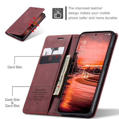 For OPPO Reno12 F /12 FS 5G CaseMe 013 Multifunctional Horizontal Flip Leather Phone Case(Red)
