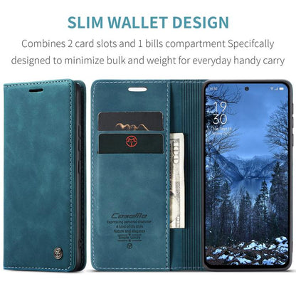 For OPPO Reno12 F /12 FS 5G CaseMe 013 Multifunctional Horizontal Flip Leather Phone Case(Blue)