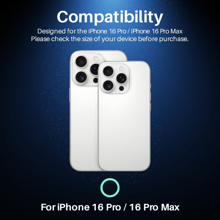 For iPhone 16 Pro / 16 Pro Max NORTHJO Camera Lens Protector CD Veins 3D Tempered Glass Film(Silver)