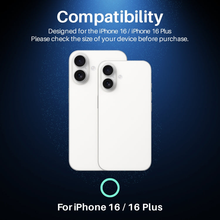 For iPhone 16 / 16 Plus NORTHJO Camera Lens Protector CD Veins 3D Tempered Glass Film(Silver)