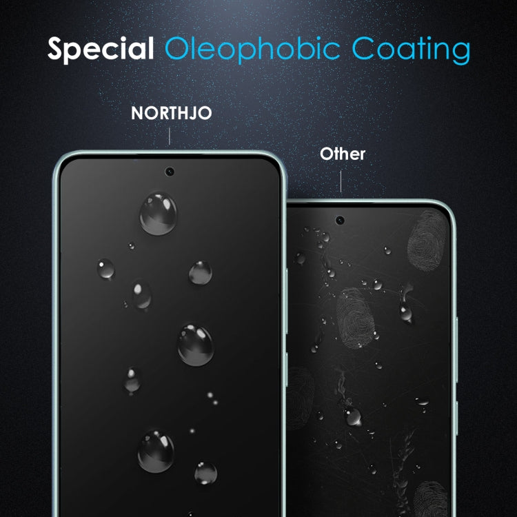For Xiaomi Redmi Note 14 5G NORTHJO A++ Screen Tempered Glass Film