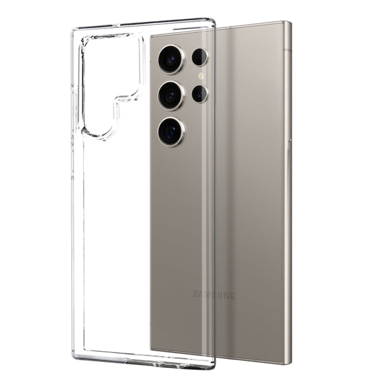 For Samsung Galaxy S24 Ultra 5G NORTHJO TPU Case with Screen and Lens Film, Support Fingerprint Unlock(Transparent)