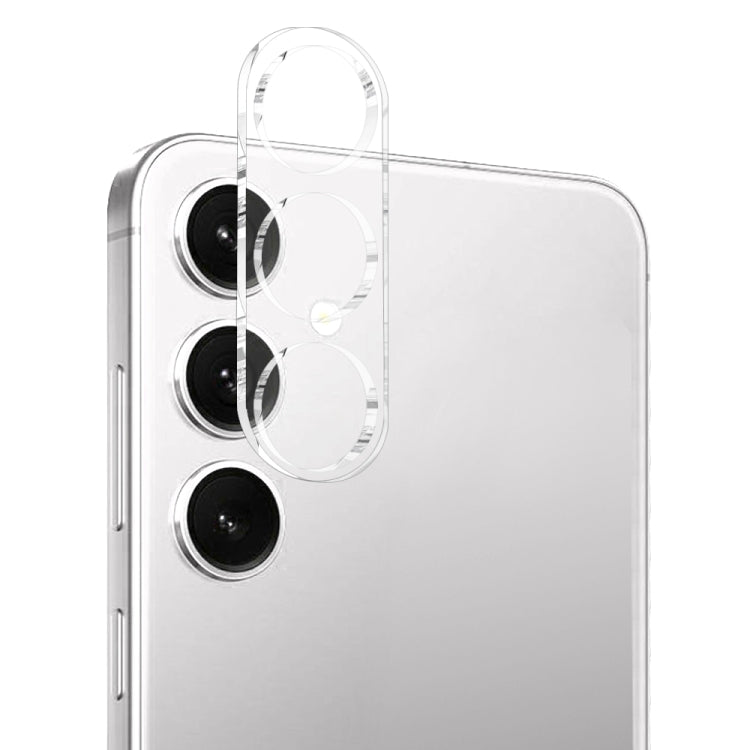 For Samsung Galaxy S24 5G NORTHJO TPU Case with Screen and Lens Film, Support Fingerprint Unlock(Transparent)