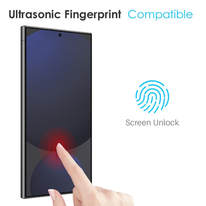 For Samsung Galaxy S25 Ultra 5G NORTHJO TPU Case with Screen Film, Support Fingerprint Unlock(Transparent)