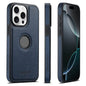 For iPhone 16 Pro Suteni G1 Cross Texture MagSafe Phone Case(Blue)