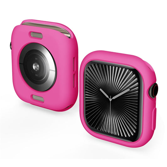 For Apple Watch Series 11 / 10 46mm ENKAY Hat-Prince Candy Color TPU Watch Case(Rose)