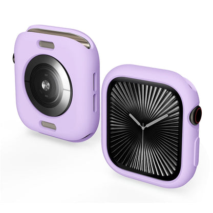 For Apple Watch Series 11 / 10 42mm ENKAY Hat-Prince Candy Color TPU Watch Case(Purple)