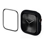 For Apple Watch Series 11 / 10 46mm ENKAY Hat-Prince 2 in 1 Candy Color TPU Watch Case with Full Coverage PMMA Soft Film(Black)