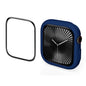 For Apple Watch Series 11 / 10 46mm ENKAY Hat-Prince 2 in 1 Candy Color TPU Watch Case with Full Coverage PMMA Soft Film(Dark Blue)