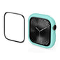 For Apple Watch Series 11 / 10 46mm ENKAY Hat-Prince 2 in 1 Candy Color TPU Watch Case with Full Coverage PMMA Soft Film(Light Blue)