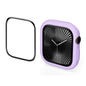 For Apple Watch Series 11 / 10 46mm ENKAY Hat-Prince 2 in 1 Candy Color TPU Watch Case with Full Coverage PMMA Soft Film(Purple)