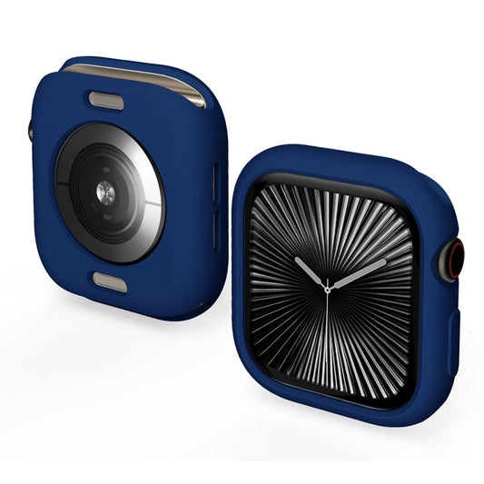 For Apple Watch Series 11 / 10 42mm ENKAY Hat-Prince 2 in 1 Candy Color TPU Watch Case with Full Coverage PMMA Soft Film(Light Blue)