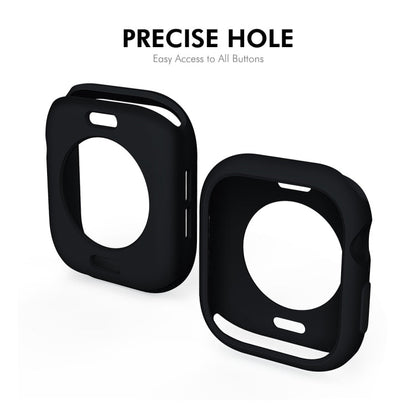 For Apple Watch Series 11 / 10 42mm ENKAY Hat-Prince 2 in 1 Candy Color TPU Watch Case with Full Coverage PMMA Soft Film(Beige)