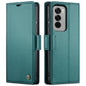 For OPPO Reno12 Pro 5G Global CaseMe 023 Butterfly Buckle Litchi Texture RFID Anti-theft Leather Phone Case(Green)