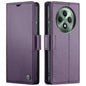 For OPPO Reno12 F /12 FS 5G CaseMe 023 Butterfly Buckle Litchi Texture RFID Anti-theft Leather Phone Case(Purple)