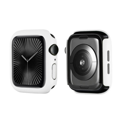For Apple Watch Series 11 / 10 46mm ENKAY Hat-Prince Solid Color PC Watch Case Shockproof Cover(White)