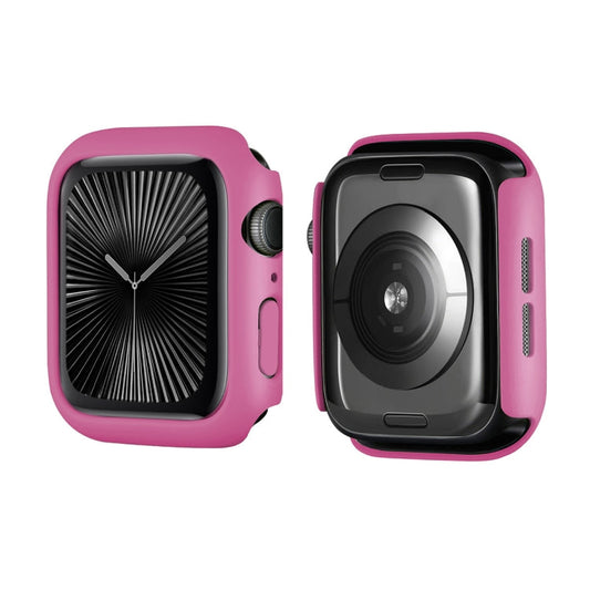 For Apple Watch Series 11 / 10 46mm ENKAY Hat-Prince Solid Color PC Watch Case Shockproof Cover(Rose)