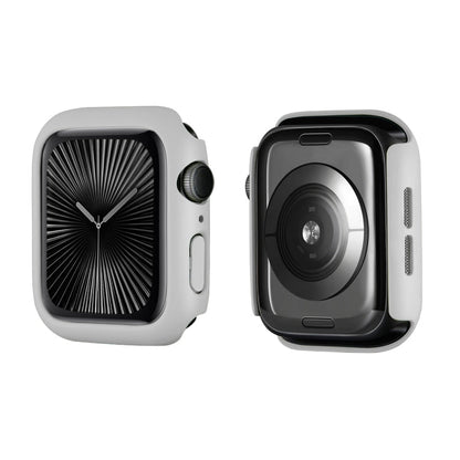 Pour Apple Watch Series 11 / 10 46mm ENKAY Hat-Prince Étui de montre PC couleur unie Housse antichoc (Gris clair)