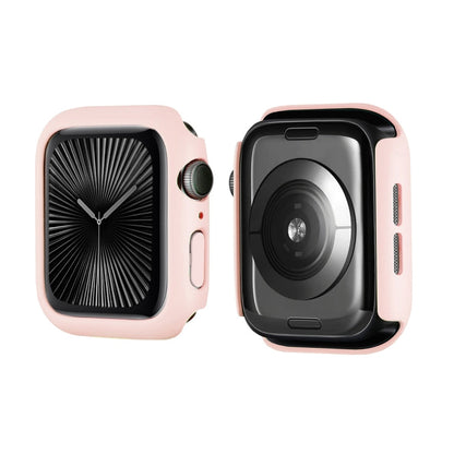 For Apple Watch Series 11 / 10 42mm ENKAY Hat-Prince Solid Color PC Watch Case Shockproof Cover(Pink)