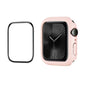 For Apple Watch Series 11 / 10 46mm ENKAY Hat-Prince 2 in 1 Solid Color PC Watch Case with Full Coverage PMMA Soft Film(Pink)
