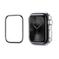 Pour Apple Watch Series 11 / 10 46mm ENKAY Hat-Prince 2 en 1 Étui de protection PC couleur unie avec film souple PMMA à couverture complète (Transparent)