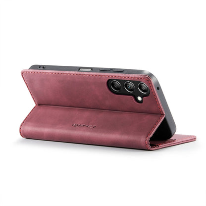 For Samsung Galaxy A16 5G CaseMe 013 Multifunctional Horizontal Flip Leather Phone Case(Red)