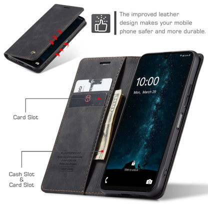 For Samsung Galaxy A16 5G CaseMe 013 Multifunctional Horizontal Flip Leather Phone Case(Black)