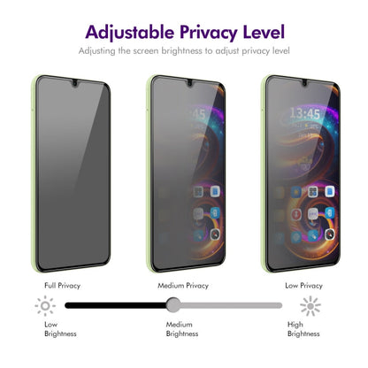For Samsung Galaxy A16 4G / 5G ENKAY Easy Install Anti-peeping Privacy Tempered Glass Film