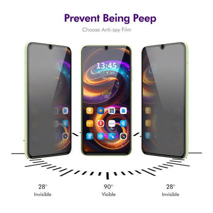 Pour Samsung Galaxy A06 4G Film en Verre Trempé Anti-espion ENKAY Easy Install