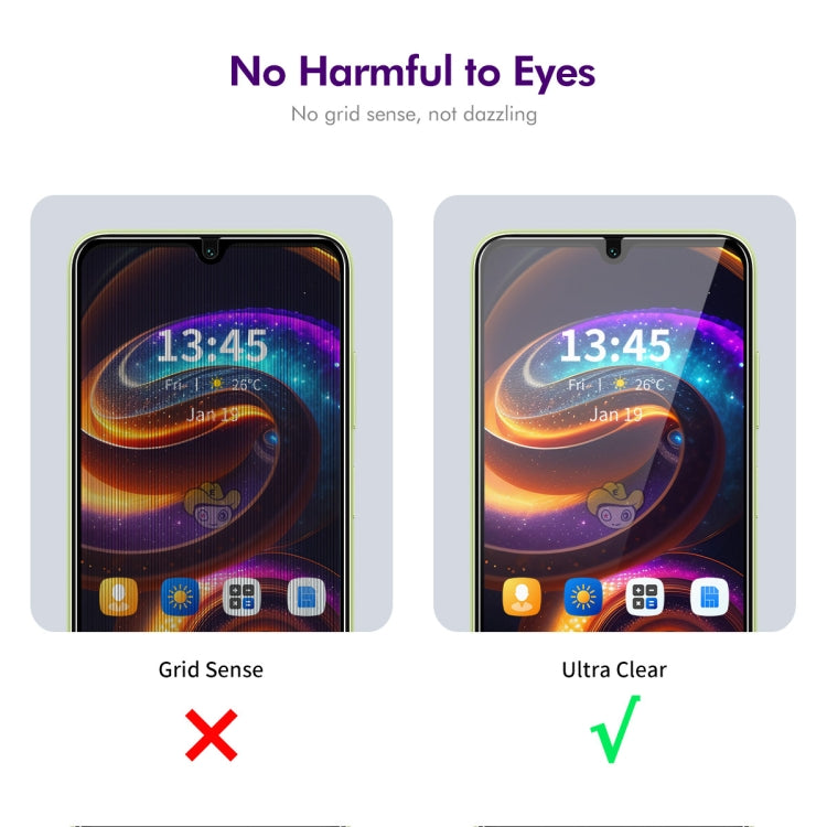 Pour Samsung Galaxy A06 4G Film en Verre Trempé Anti-espion ENKAY Easy Install