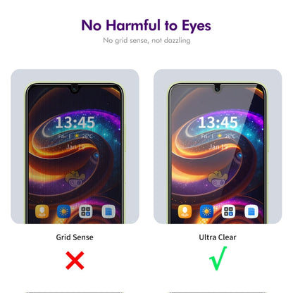 Pour Samsung Galaxy A06 4G Film en Verre Trempé Anti-espion ENKAY Easy Install