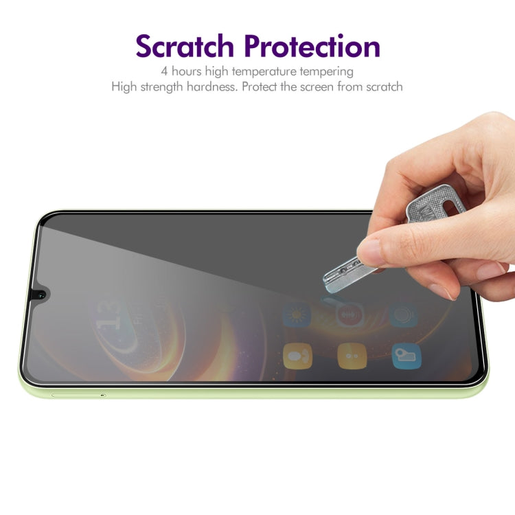 Pour Samsung Galaxy A06 4G Film en Verre Trempé Anti-espion ENKAY Easy Install