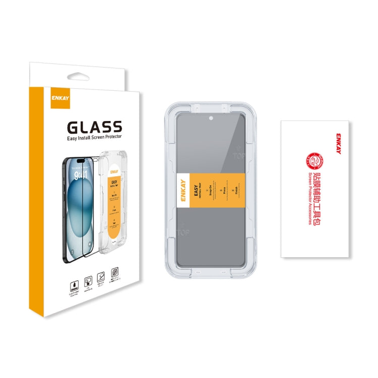 For Honor 200 Smart ENKAY Easy Install Anti-peeping Privacy Tempered Glass Film