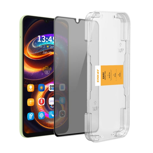 For Xiaomi Redmi 14R / 14C ENKAY Easy Install Anti-peeping Privacy Tempered Glass Film