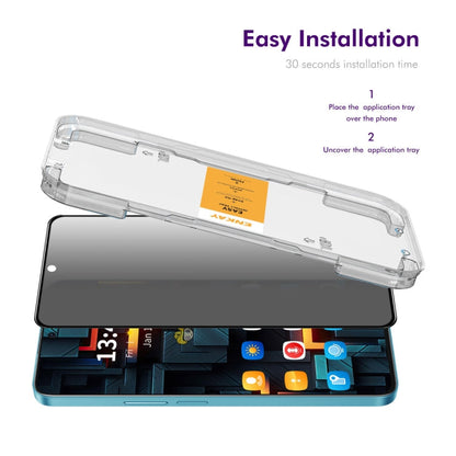 For Google Pixel 10 / 10 Pro / 9 / 9 Pro ENKAY Easy Install Anti-peeping Privacy Tempered Glass Film