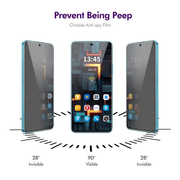 For Google Pixel 10 / 10 Pro / 9 / 9 Pro ENKAY Easy Install Anti-peeping Privacy Tempered Glass Film